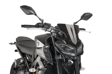 YAMAHA MT-09 SP [2020] - New Generation Sport Windschild | Schwarz | PUIG 9376N