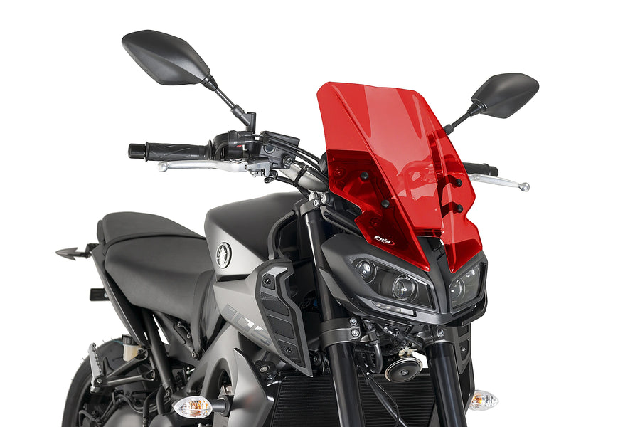 YAMAHA MT-09 SP [2020] - New Generation Touring Windshield | Red | PUIG 9377R