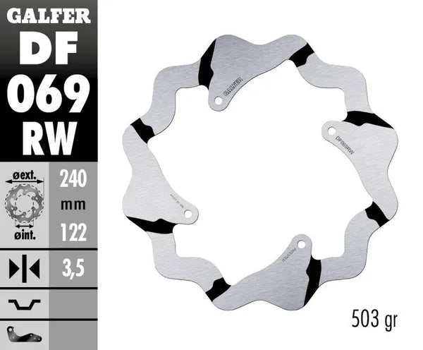 Red Moto CRF 450 R Motocross [2020] - Wave® brake disc – picture 4