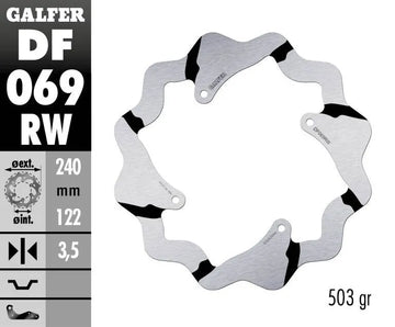 Red Moto CRF 450 RX Enduro [2017-2018, 2019-2020] - Wave® brake disc - picture 2