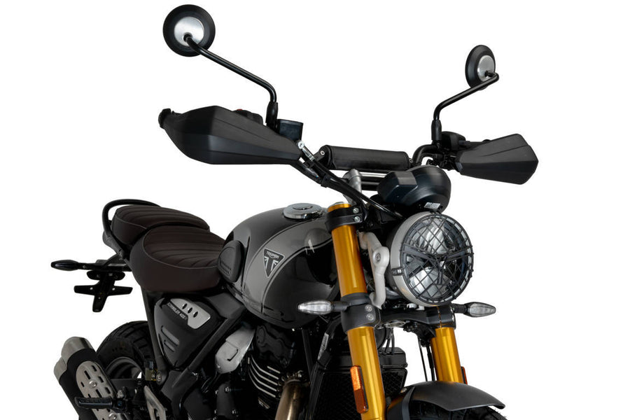 TRIUMPH SCRAMBLER 400X [2025] – Retro fairing screen – Transparent