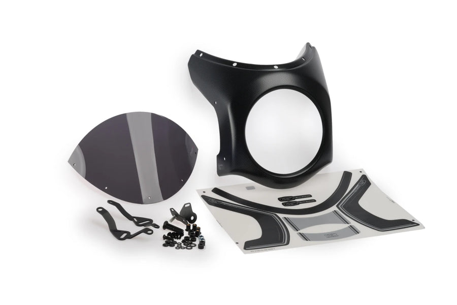 TRIUMPH SCRAMBLER 400X [2025] – Retro fairing screen – Transparent