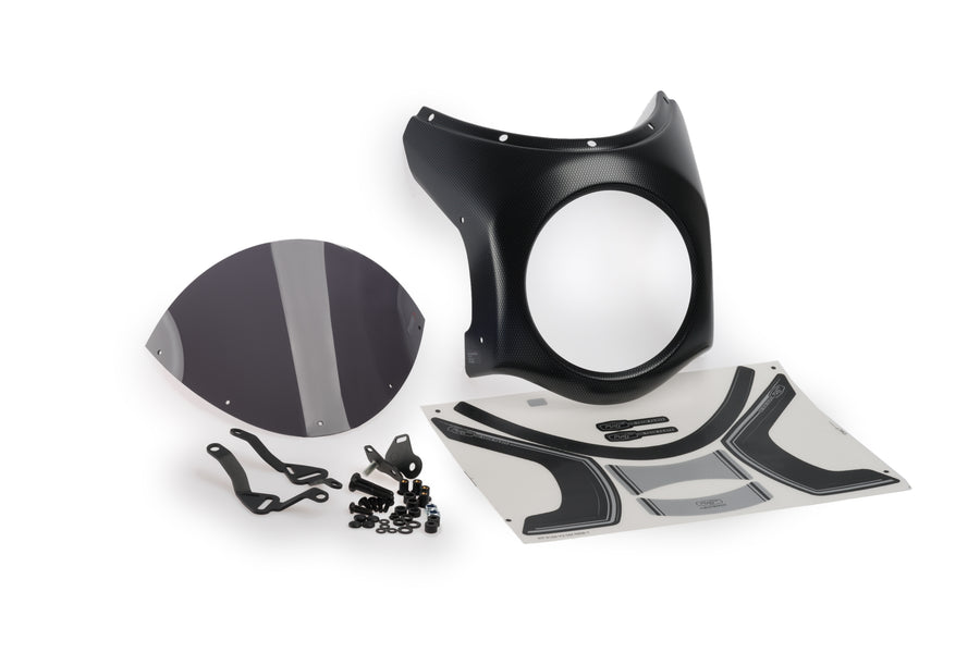 TRIUMPH SCRAMBLER 400X [2025] – Retro fairing screen – Transparent