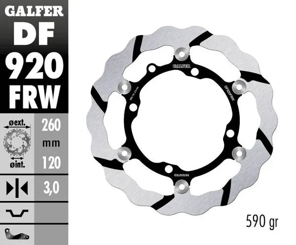 Sherco SE-R 300 Racing [2022] - Bremsscheibe schwimmend Wave, genutet – Bild 4