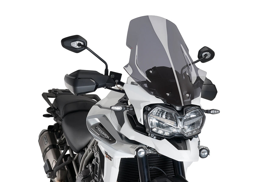 TRIUMPH BONNEVILLE T 120 BLACK [2025] - touring screen | Heavily toned | PUIG 9613F