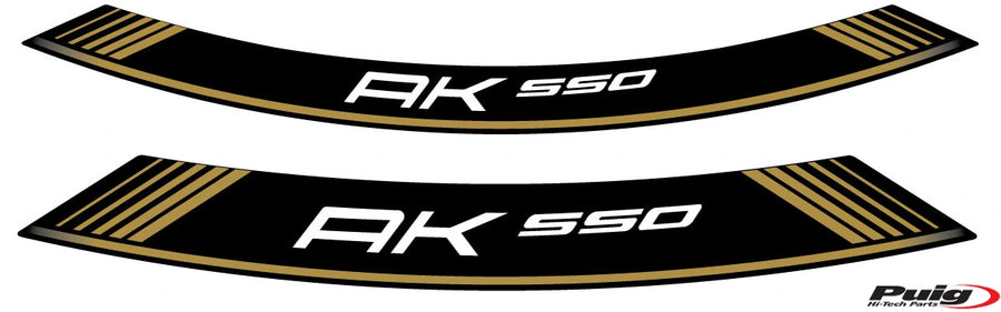 KYMCO AK 550 PREMIUM [2025] – Felgenbänder Specials | Gold | PUIG 9630O