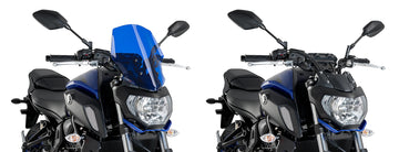 YAMAHA MT-07 [2020] - New Generation Touring Windschutzscheibe | Blau | PUIG 9667A