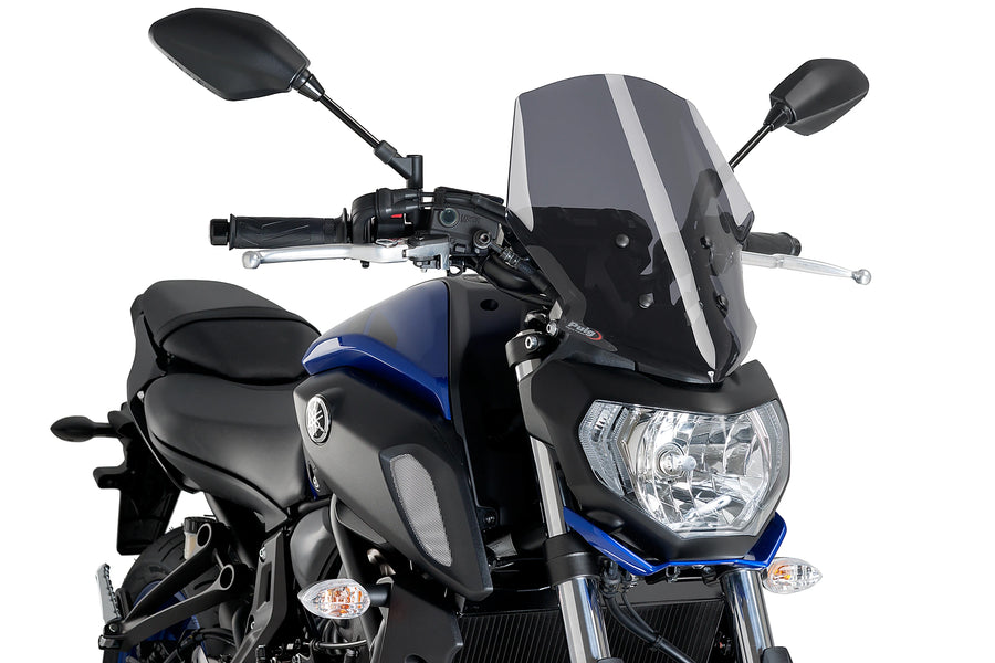 YAMAHA MT-07 [2020] - New Generation Touring Windschutzscheibe | Stark getönt | PUIG 9667F