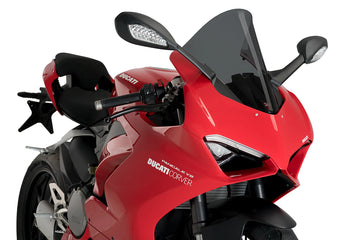 DUCATI PANIGALE V2 [2024] - PUIG R-Racer screen | Heavily toned | PUIG 9690F