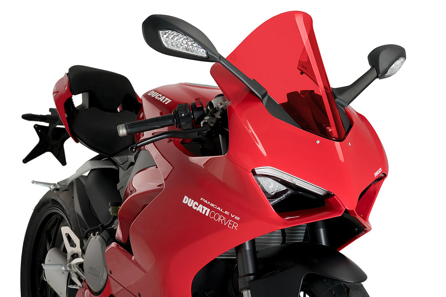DUCATI PANIGALE V2 [2024] - PUIG R-Racer screen | Red | PUIG 9690R