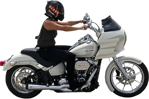 Harley Davidson Fxlrs [KLOCK WERKS] - Hugger Series Front Fender with Mounting Blocks for Softail/Dyna