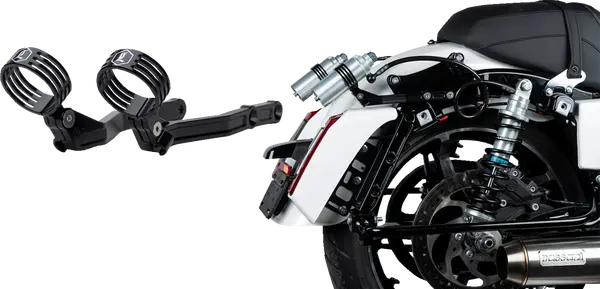 Harley-Davidson FLHRXS 1868 Road King Special 114 [2025] - REVO ARC Billet Remote Reservoir Außenhalterungen – Bild 6