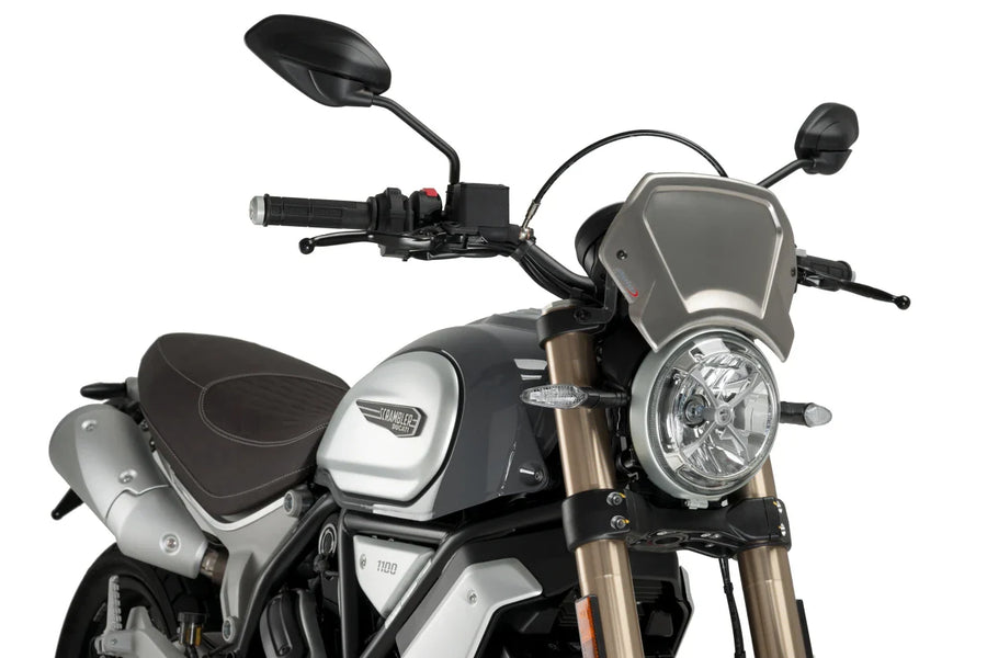 DUCATI SCRAMBLER 1100 DARK PRO [2025] – ALU faceplate – silver