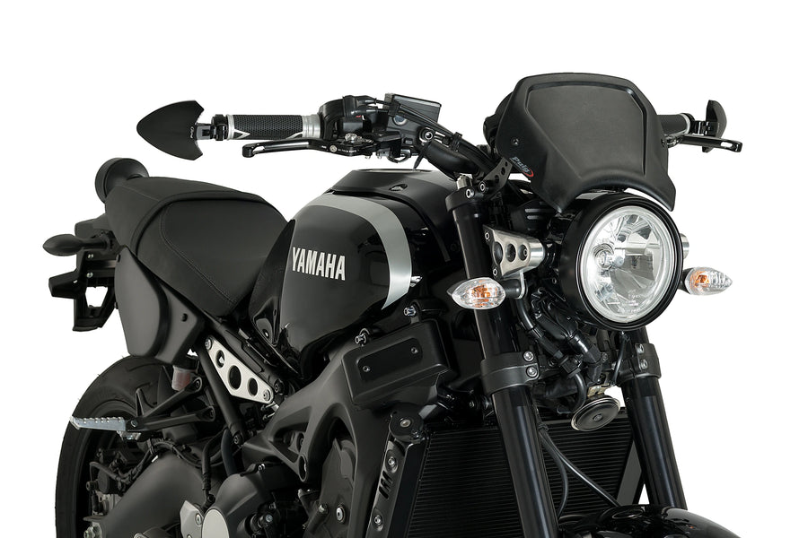 YAMAHA XSR 900 [2021] - Aluminium-Frontplatte | Schwarz | PUIG 9806N