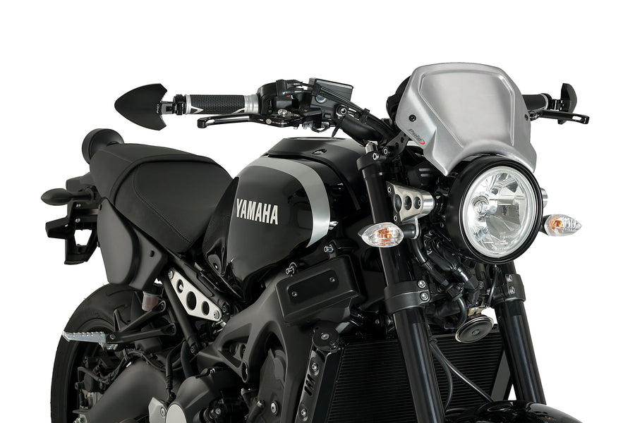 YAMAHA XSR 900 [2021] - Aluminium-Frontplatte | Silber | PUIG 9806P