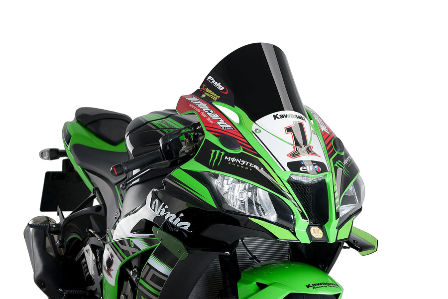 KAWASAKI ZX-10RR NINJA PERFORMANCE [2018] - R-Racer Screen | Black | PUIG 9849N