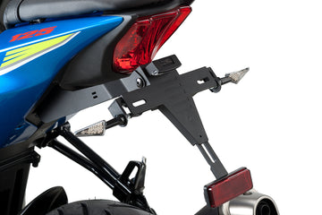 SUZUKI GSX-S125 / GSX-R125 [2017-2018] - License Plate Holder | Black | PUIG 9958N