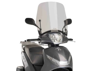 PEUGEOT BELVILLE 125 ACTIVE [2023] – Scooter windshield Trafic – Tinted