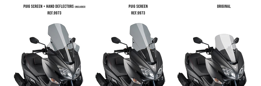 KYMCO AK 550 [2023] - V-Tech Line Touring Windschutzscheibe | Getönt | PUIG 9973H
