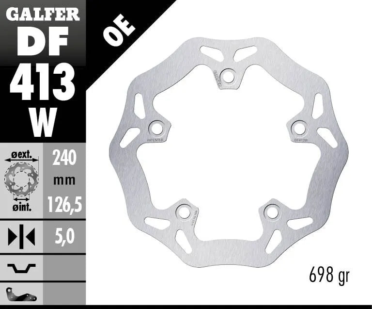 Kymco XCITING 250 I [2007-2008] - Wave® Bremsscheibe – Bild 2