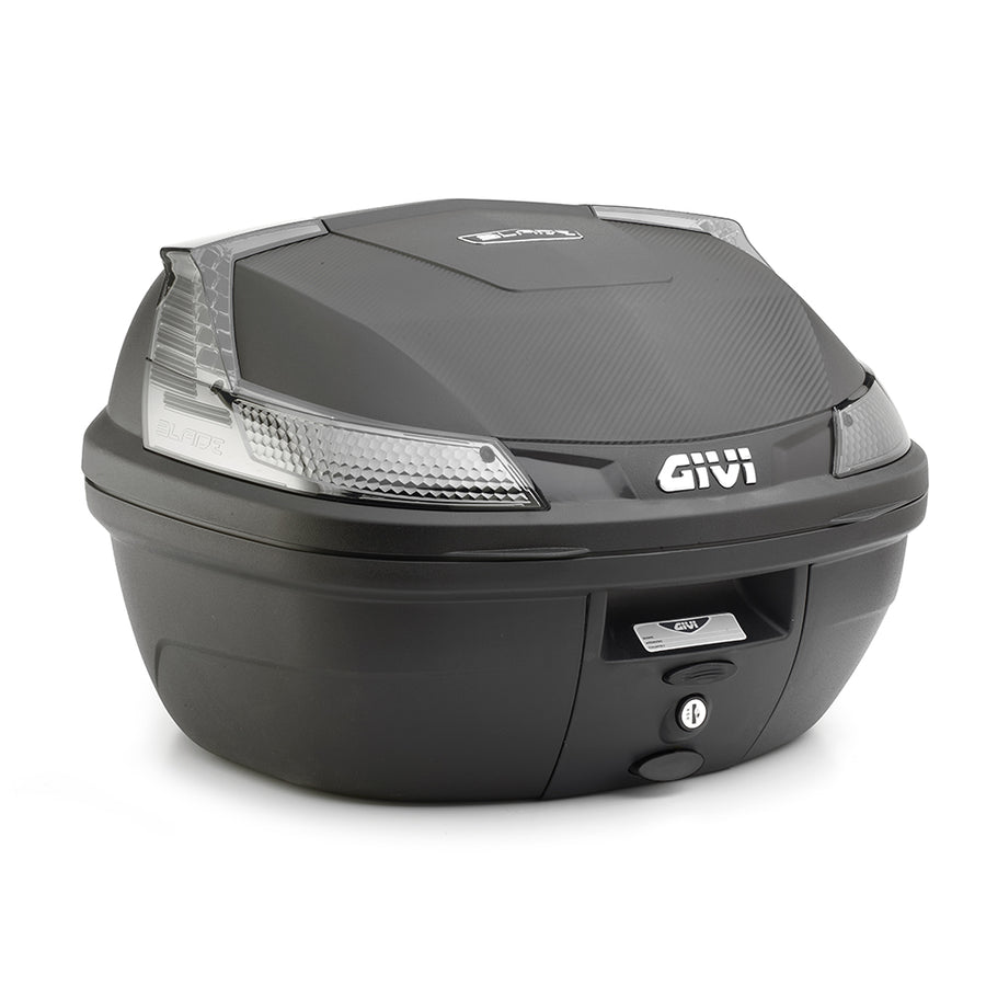 B37 BLADE Tech - Monolock Topcase mit Platte – schwarz matt / Max Zuladung 3 kg