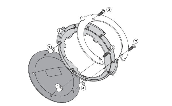 Suzuki SV 1000 S [2003–2008] – Befestigungsring für Tanklock