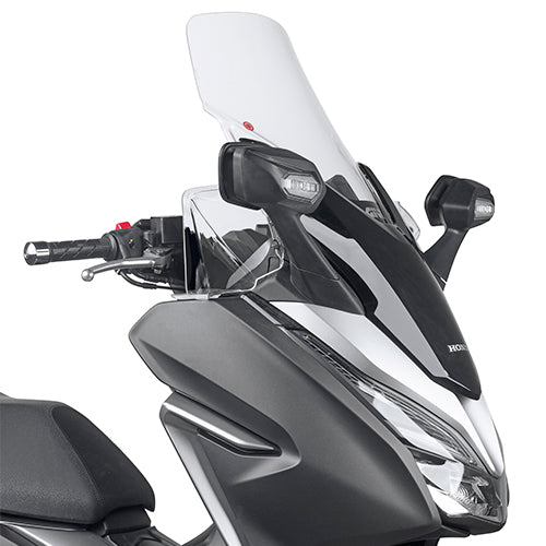 Honda Forza 125-300 [GIVI] - Seitlicher Verkleidungs-Windabweiser transparent mit Montagekit