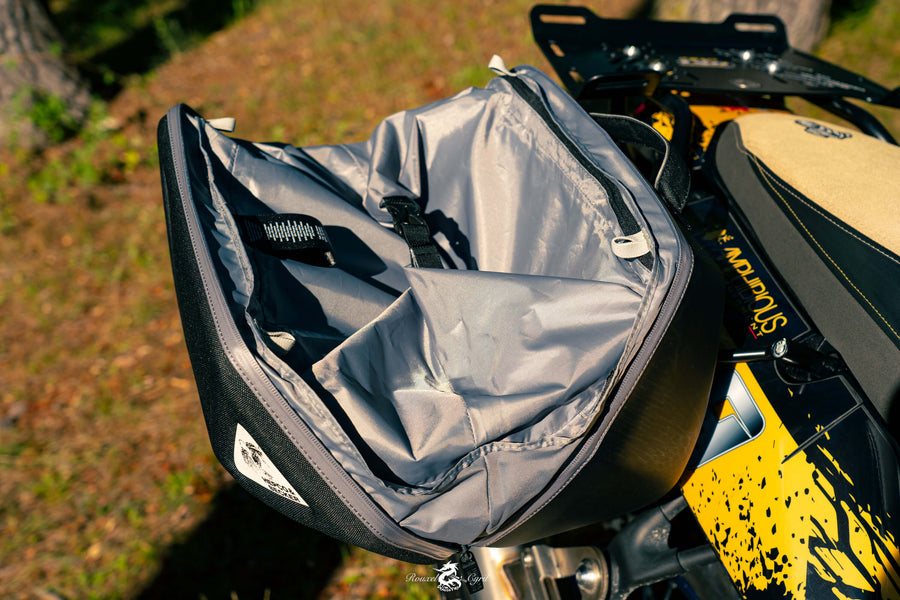 Motorcycle bag [Hepco & Becker] - Royster Speed ​​side bags yellow, set – C-Bow