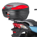Honda SH 300 i [GIVI] - Top case carrier for MONOLOCK® cases, use the MONOLOCK® plate included in the case