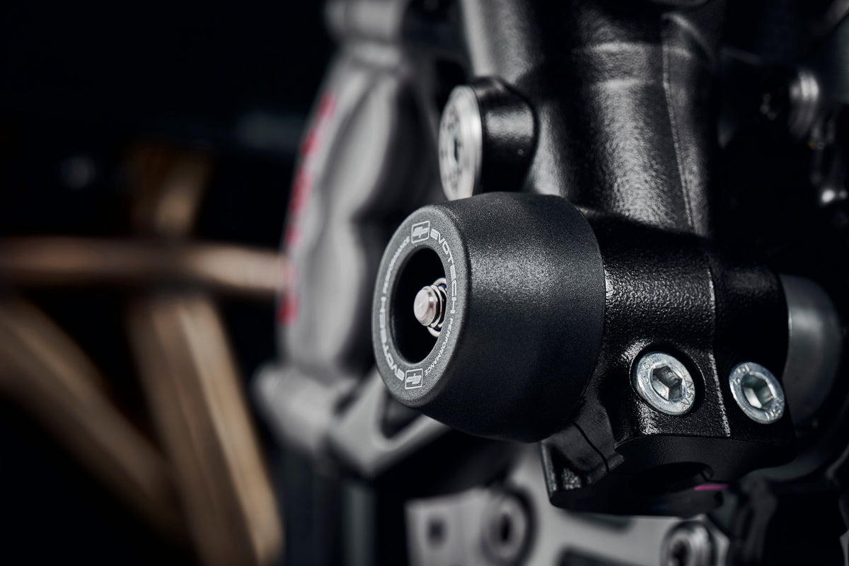 Triumph Street Triple R [2017–2019] - Achsprotektoren-Set – 360° Ansicht 3