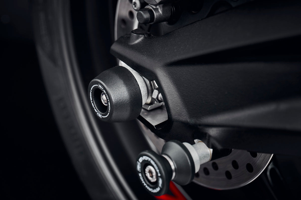 Triumph Street Triple 765 R [ab 2023] - Achsprotektoren-Set – 360° Ansicht 8