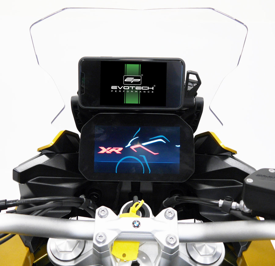 BMW F 900 XR Triple Black [2025+] - SP Connect Navi-Halter oben