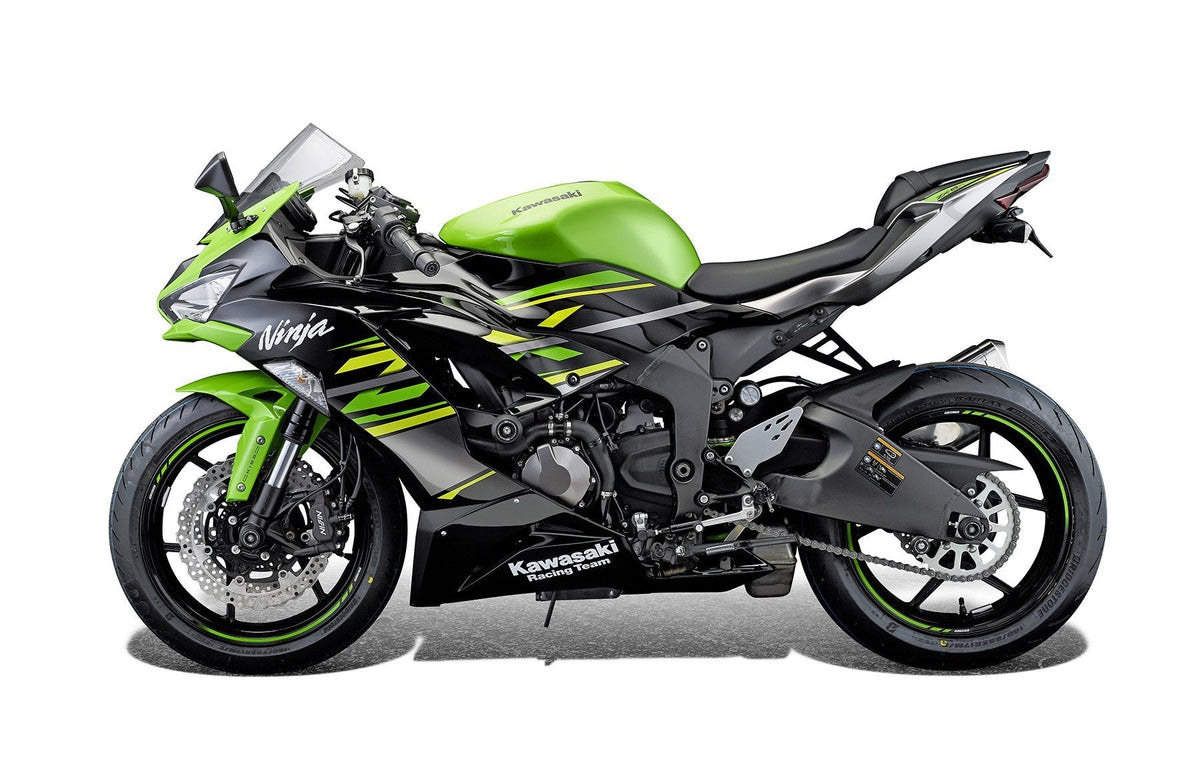 Kawasaki ZX6R [2019–2021] - Achsprotektoren-Set – 360° Ansicht 5