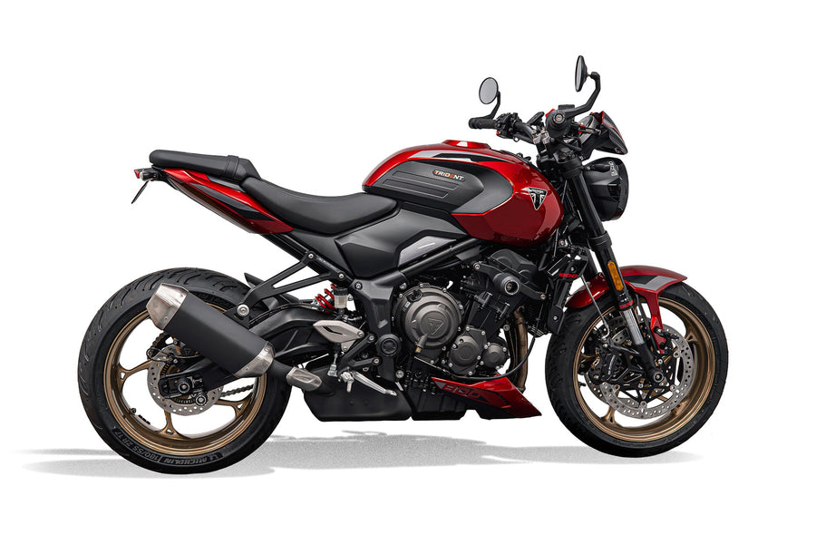 Triumph Trident 660 [2026+] - Kennzeichenhalter mit rotem LED-Rücklicht