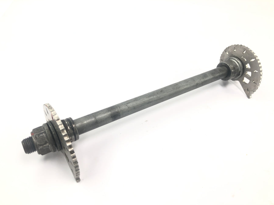 Honda XRV 750 Africa Twin RD07 [1993] - Rear axle thru axle wheel axle with chain tensioner