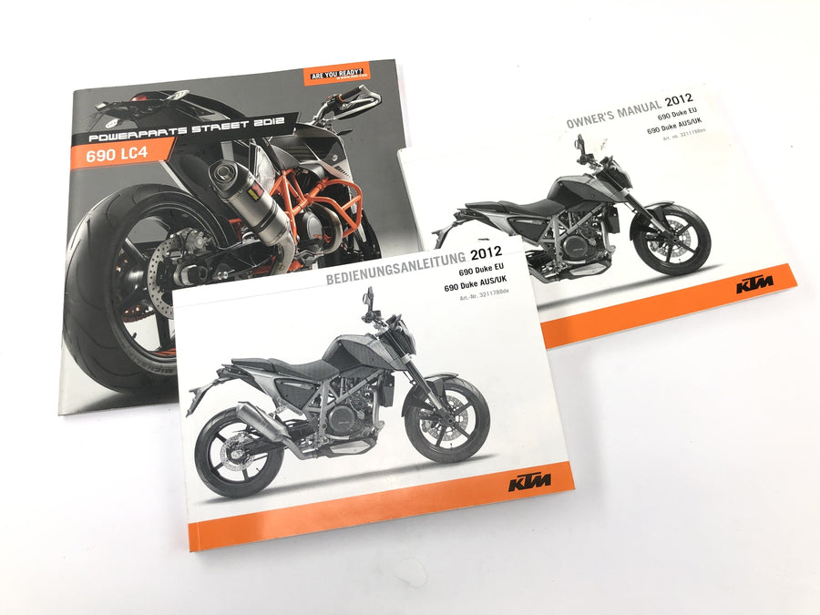 KTM Duke 690 A3 [2012] - Betriebsanleitung Handbuch Owner’s Manual Bedienungsanleitung