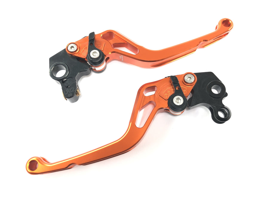 KTM Duke 690 A3 [2012] - Probrake Hebelset Bremshebel Kupplungshebel verstellbar Orange Alu mit ABE