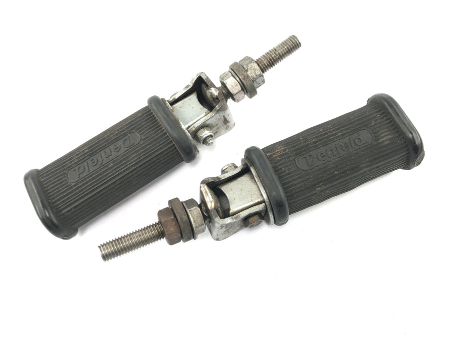 Ducati 500 SL Pantah [1981] - Pair of footrests, folding passenger footrests, rubber pad
