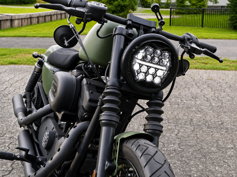 Yamaha SR 400 500 [MOTORIZE] - LED Scheinwerfer 7 Zoll
