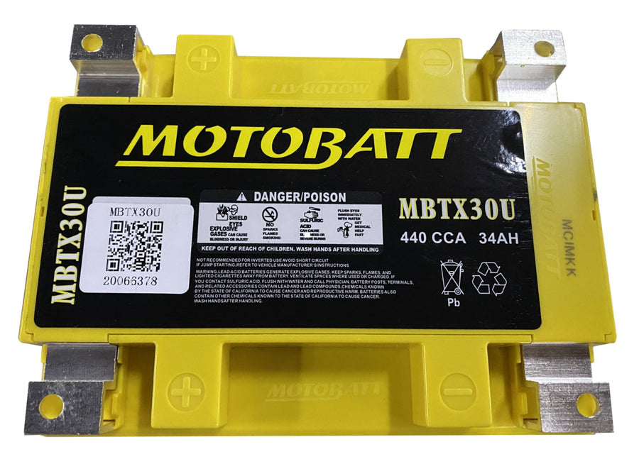 BMW K 75 RT [1990-1991] - MBTX30U Yellow 12V34Ah ​​440CCA