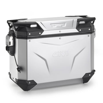 [GIVI] - Side case Trekker Outback EVO Monokey 37 liters - right, made of anodized aluminum, SMART SEC. LOCK