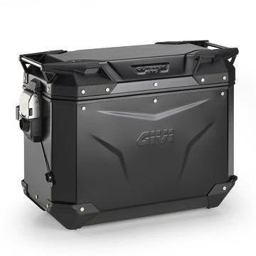 [GIVI] – Trekker Outback EVO 44 aluminum side case, black – right, 44 liters / SMART SECURITY LOCK