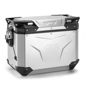 [GIVI] - Side case Trekker Outback EVO Monokey 48 liters - right, made of anodized aluminum, SMART SEC. LOCK