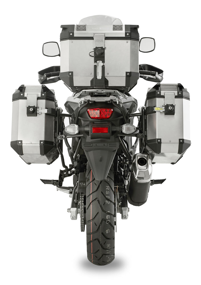 Suzuki DL 650 V-Strom [2017–2024] – Stahlrohr-Seitenkofferträger Cam-Side, 18 mm