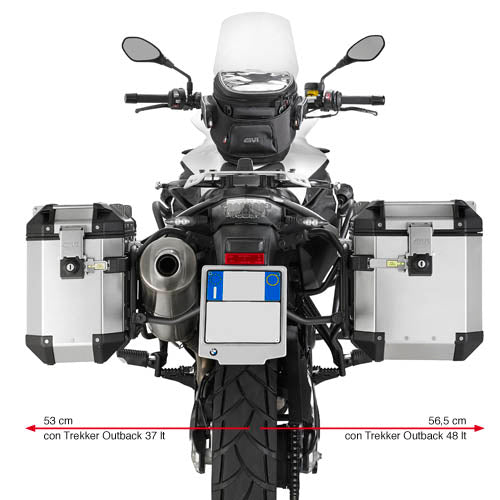 BMW F 800 GS [2008–2017] – Stahlrohr-Seitenkofferträger Cam-Side