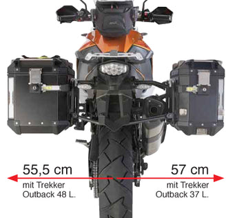 KTM 1050 Adventure [2017–2019] – Stahlrohr-Seitenkofferträger Cam-Side
