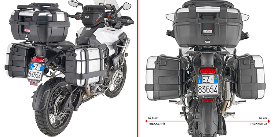 Triumph Tiger 1200 Rally Explorer [GIVI] - Side case carrier PL ONE-FIT for MONOKEY® configuration