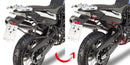 BMW F 650 GS / F 800 GS [GIVI] - Removable side case carrier for MONOKEY® or RETRO FIT cases