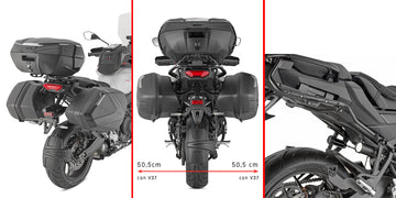 Yamaha Tracer 9 / Tracer 9 GT / Tracer 9 GT+ [GIVI] - Side case carrier for MONOKEY TECH 3 cases