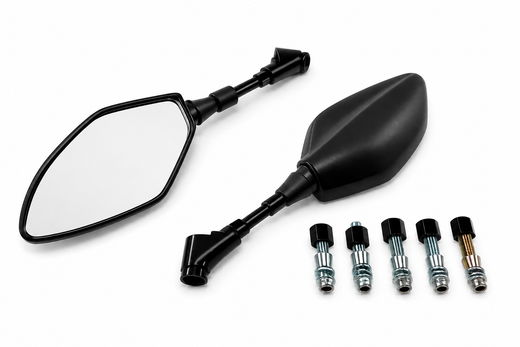 Motorcycle Mirrors 2 Pieces [E-Mark] - Yamaha FZ6 Fazer